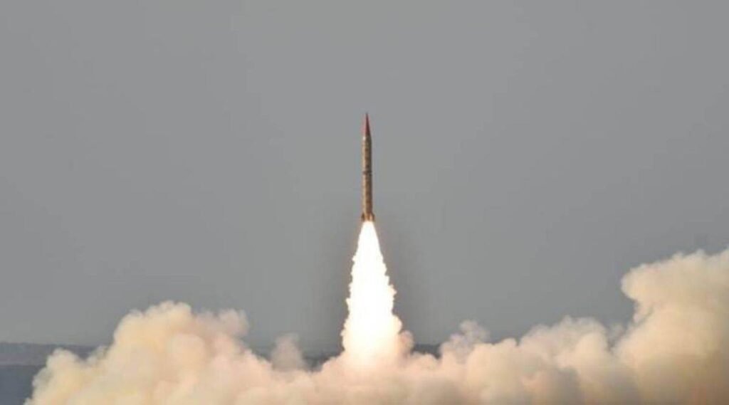 Indian missile in Pakistan