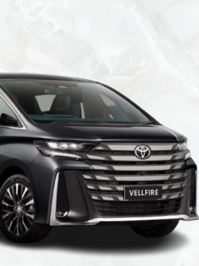 Luxury Meets Performance Toyota Vellfire 2024 Launches in India